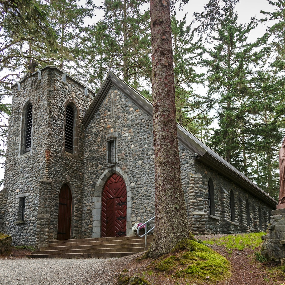 The Shrine of St Thérèse church near Juneau, Alaska.