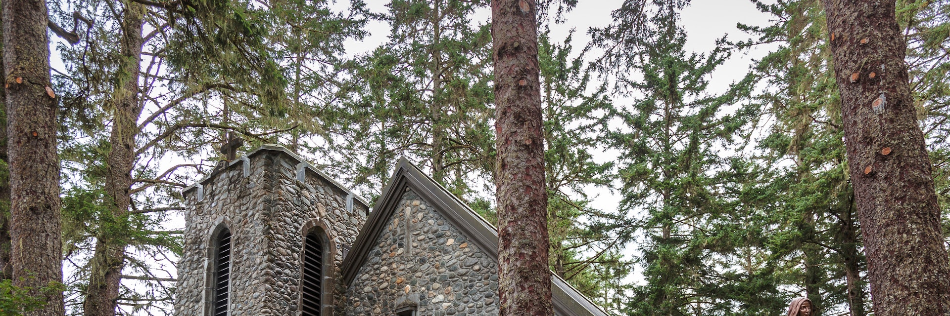The Shrine of St Thérèse church near Juneau, Alaska.