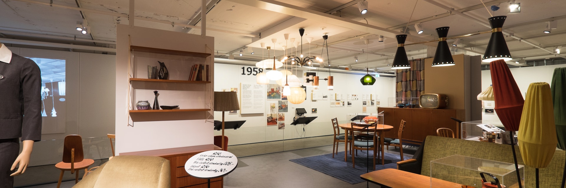 Interior of the IKEA Museum located in Almhult, Smaland in Sweden. 