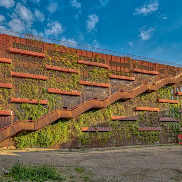 Konditaget Lüders, a recreational space on top of a multi-storey car park in Copenhagen.