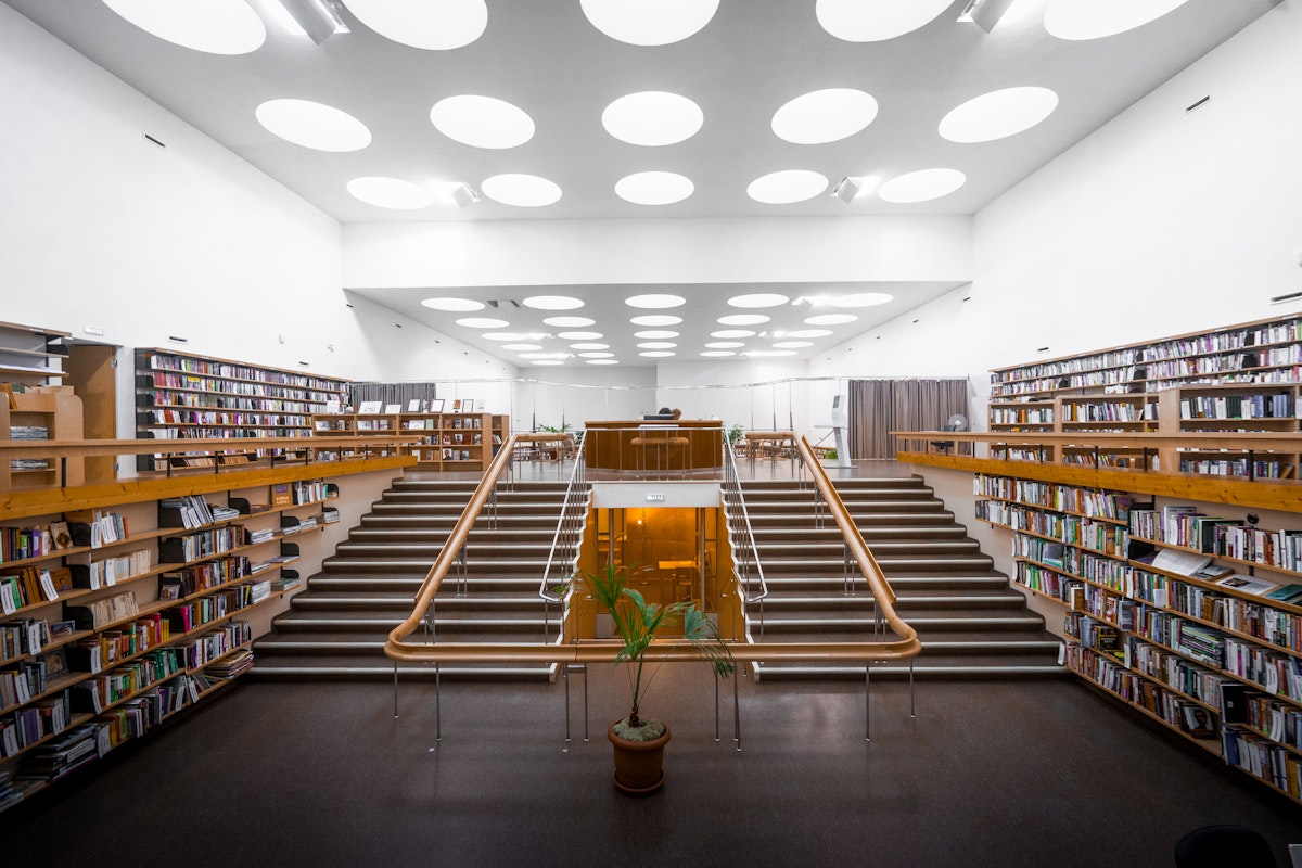 Alvar Aalto Library, Vyborg, Russia.