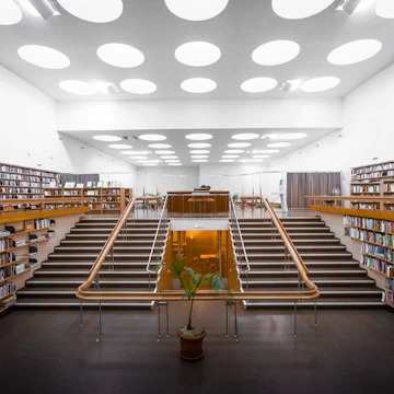 Alvar Aalto Library, Vyborg, Russia.