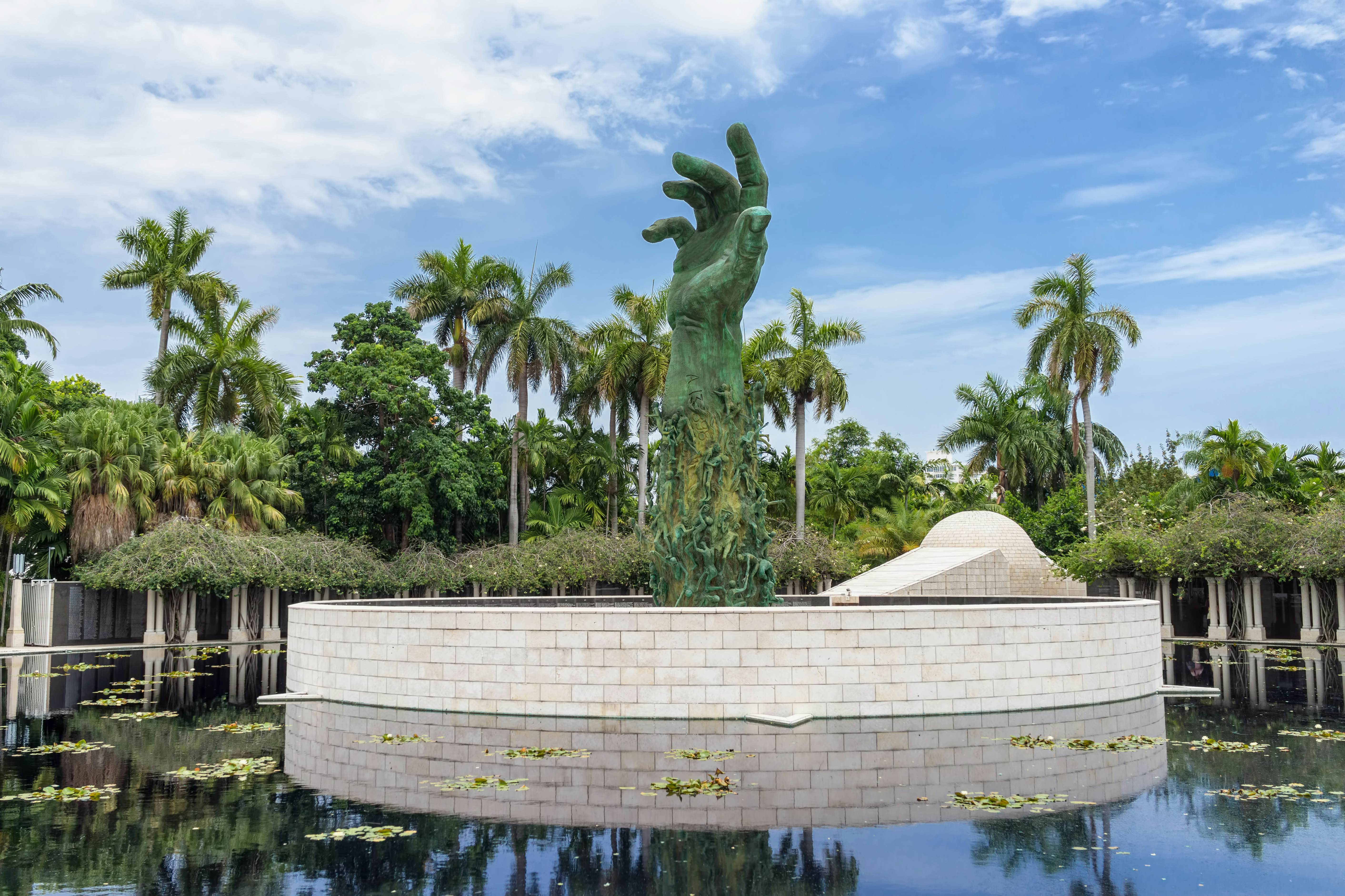 The Holocaust Memorial on Miami Beach.