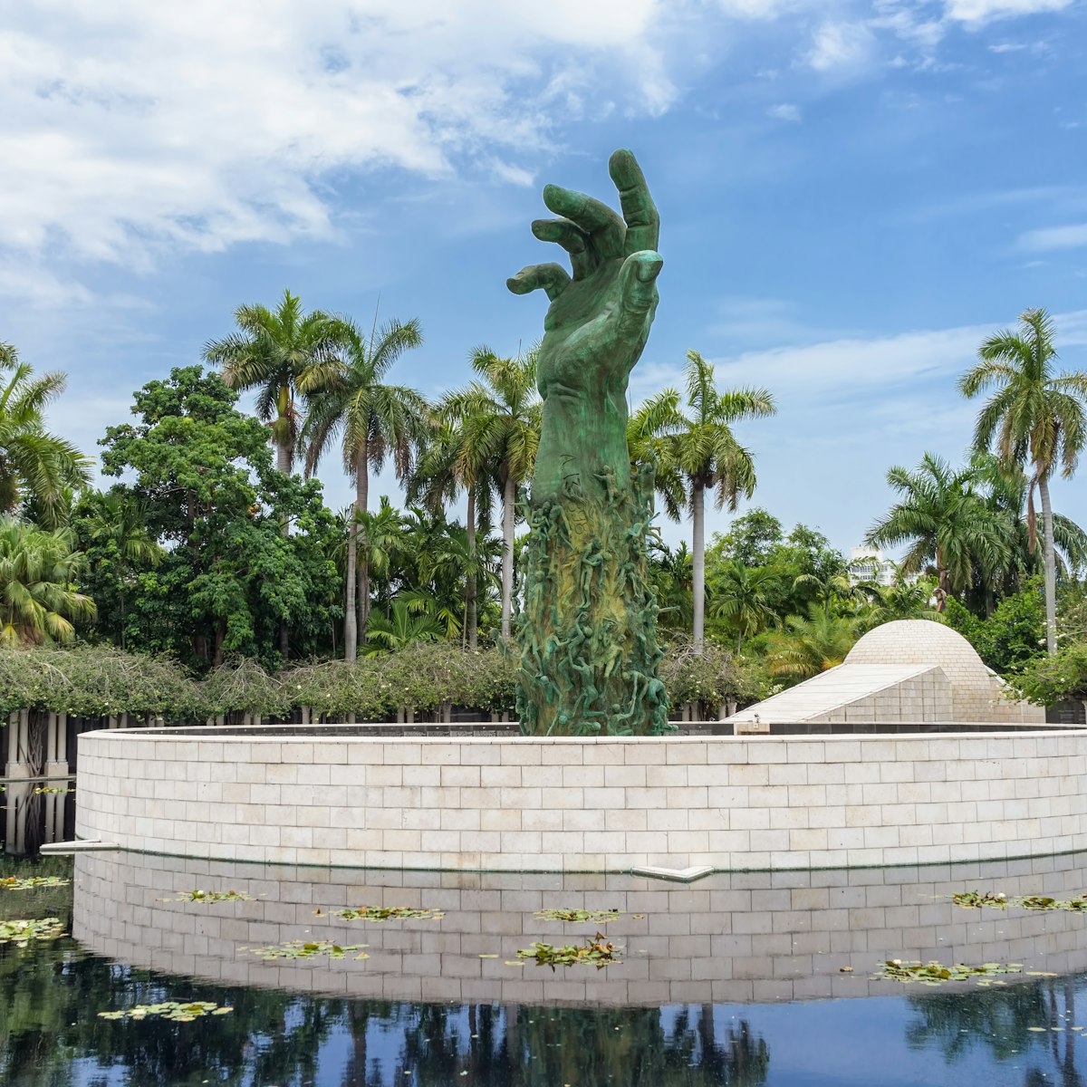 The Holocaust Memorial on Miami Beach.