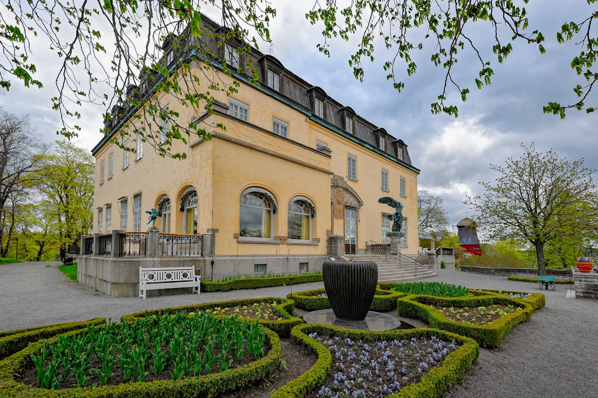 Waldemarsudde museum, scenic former residence of Prince Eugen, on Jurgarden island.
