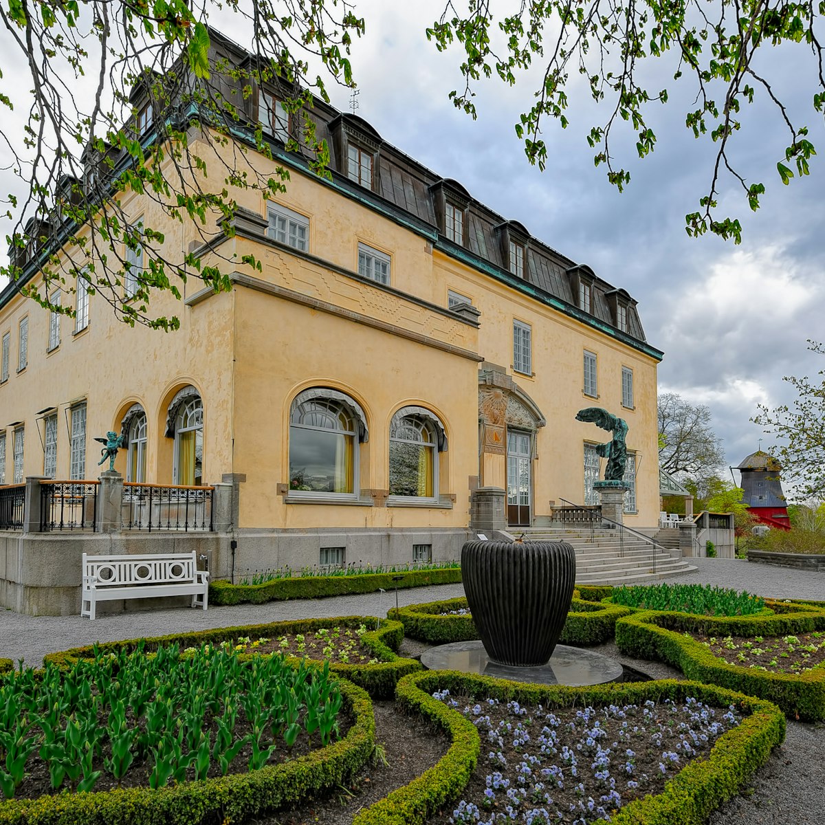 Waldemarsudde museum, scenic former residence of Prince Eugen, on Jurgarden island.