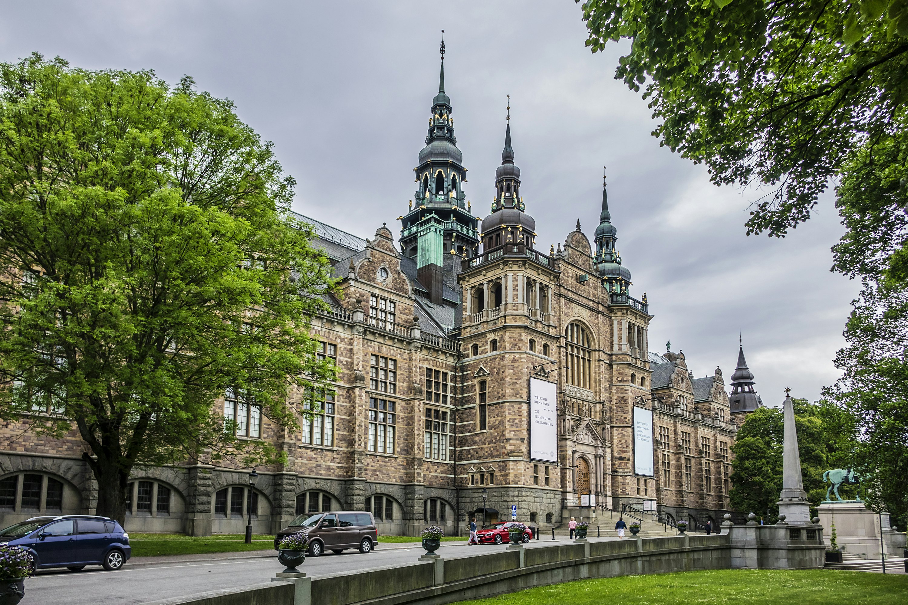 The Nordic Museum (Nordiska Museet) building at Djurgarden Island. 
