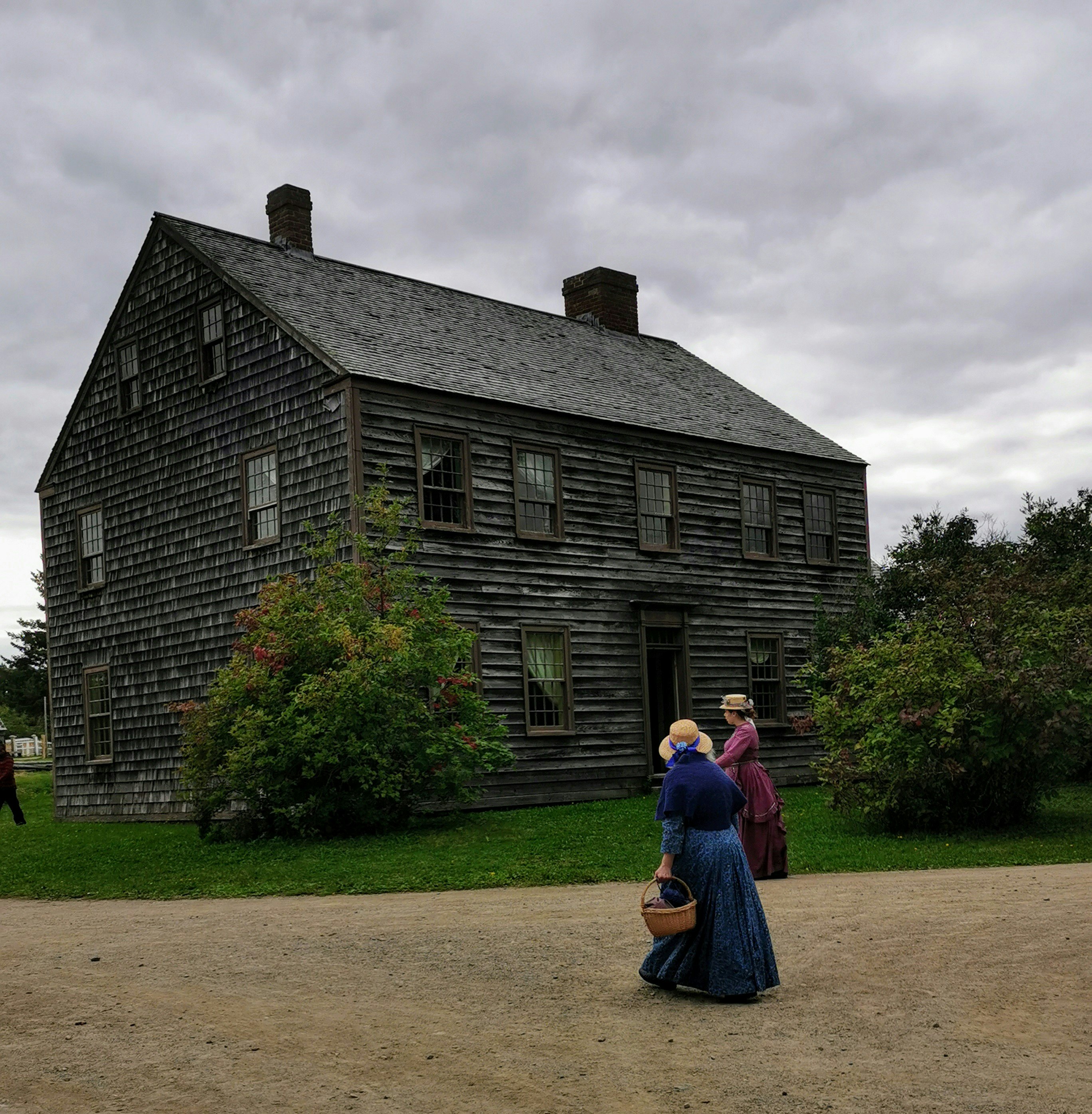 Prince William, New Brunswick, Canada. July 29, 2018: One of Canada's premiere tourist attractions, Kings Landing pushes the boundaries of living history museums; Shutterstock ID 1690564438; purchase_order: 65050; job: ; client: ; other:
1690564438