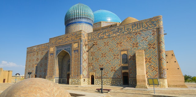 The Mausoleum of Khoja Ahmed Yasawi, Turkestan, Kazakhstan