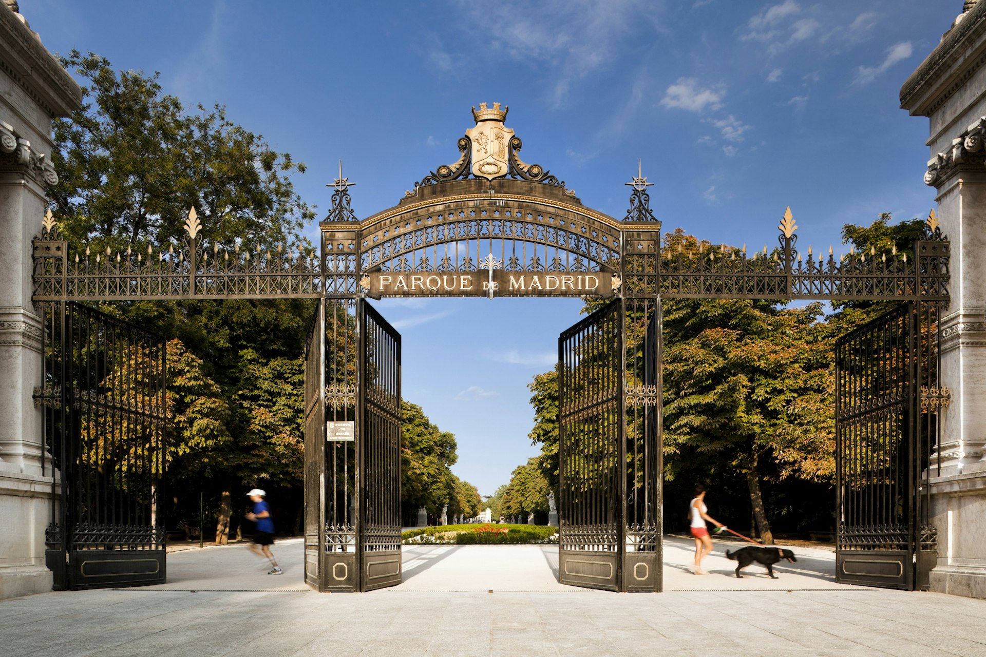 The entrance to El Retiro, Madrid