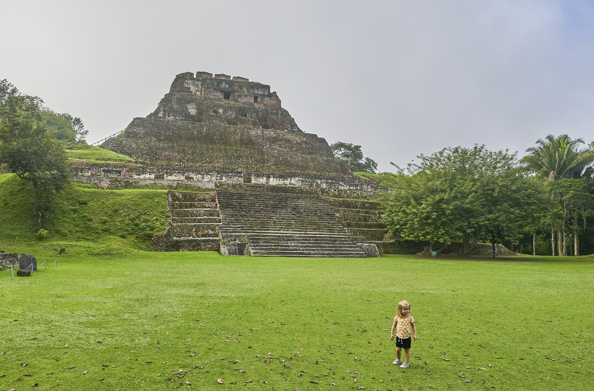 Beautiful Xunantunich Maya ruins in the Cayo District of the Caribbean nation of Belize