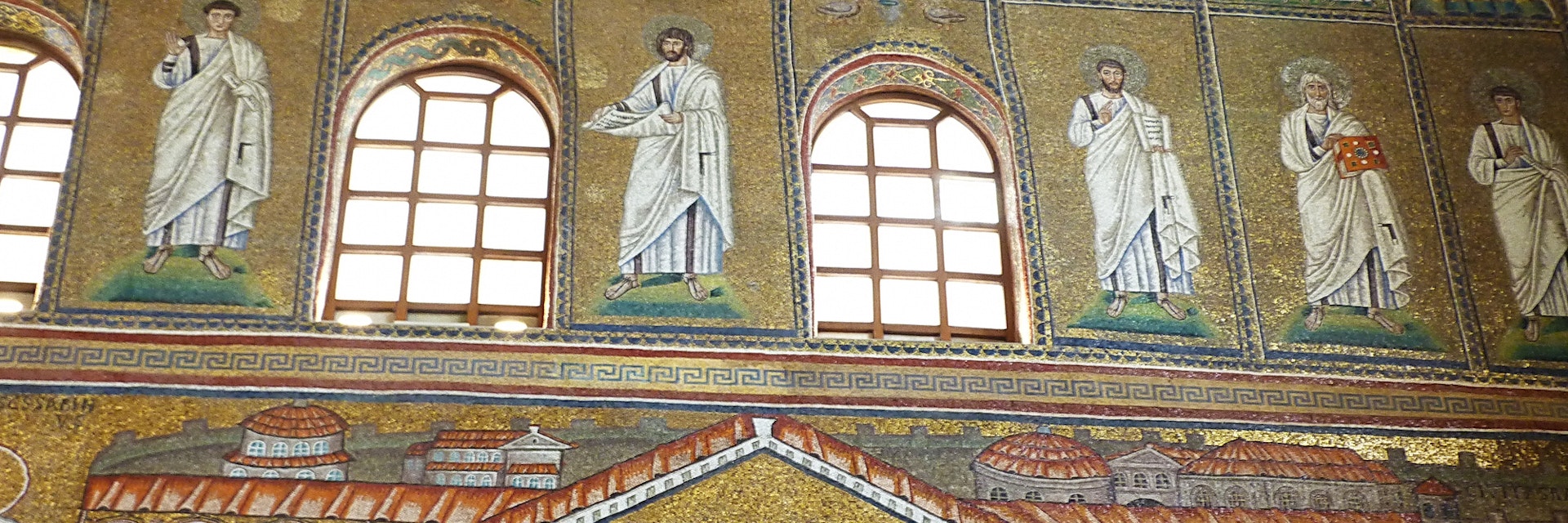 Interior of the Basilica of St Apollinare Nuovo
481641456
Saint, Byzantine, Tourism, Building Exterior, Arcade, Basilica, Art, Mosaic, Arch, History, Ancient, New, Italian Culture, Famous Place, Italy, Europe, Church, Apollinare, emilia, Ravenna, Romagna, Apollinaris