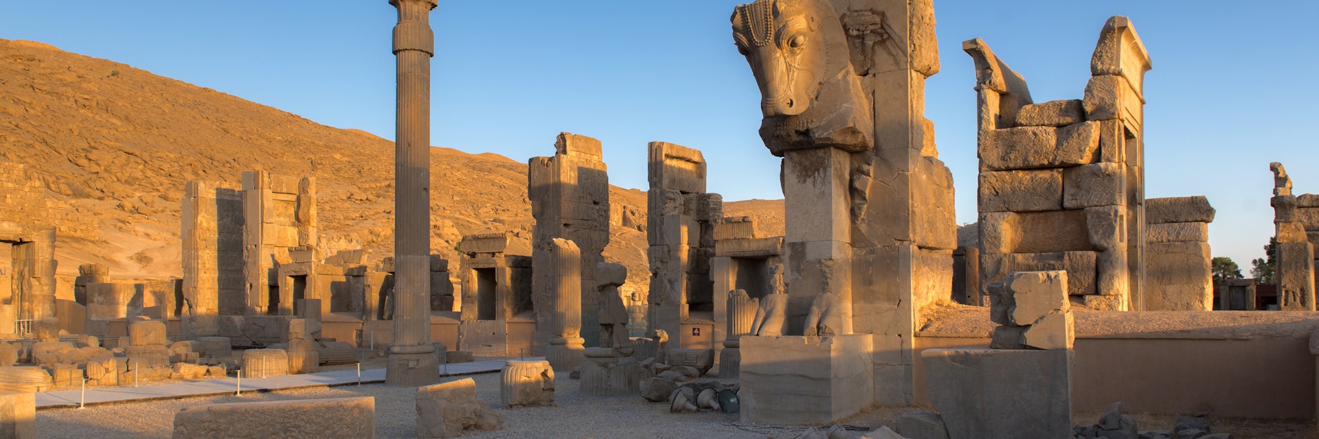 Persepolis was the ceremonial capital of the Achaemenid Empire (ca. 550–330 BC), and now this place is a UNESCO World Hertiage site near Shiraz city, Iran.
