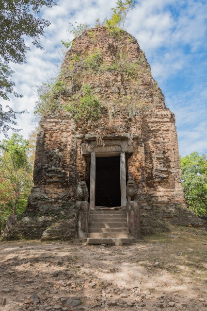 Prasat Tor, ancient pagoda at Sambor Prei Kuk, Kampong Thom (Kompong Thom), Cambodia.