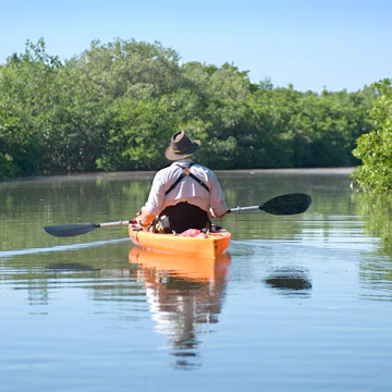 82297851
45-49 Years; Adults Only; Canoe; Caucasian Ethnicity; Day; Florida - US State; Fort De Soto Park; Horizontal; Kayaking; Leisure Activity; Mature Adult; Nautical Vessel; One Man Only; One Mature Man Only; One Person; Outdoors; People; Photography; Rear View; Serene People; Shore; Sitting; Solitude; St Petersburg; St. Petersburg - Florida; Summer; Tranquility; Unrecognizable Person; USA; Water;
Kyaking in Fort De Soto Park, a park made up of five offshore keys or islands.