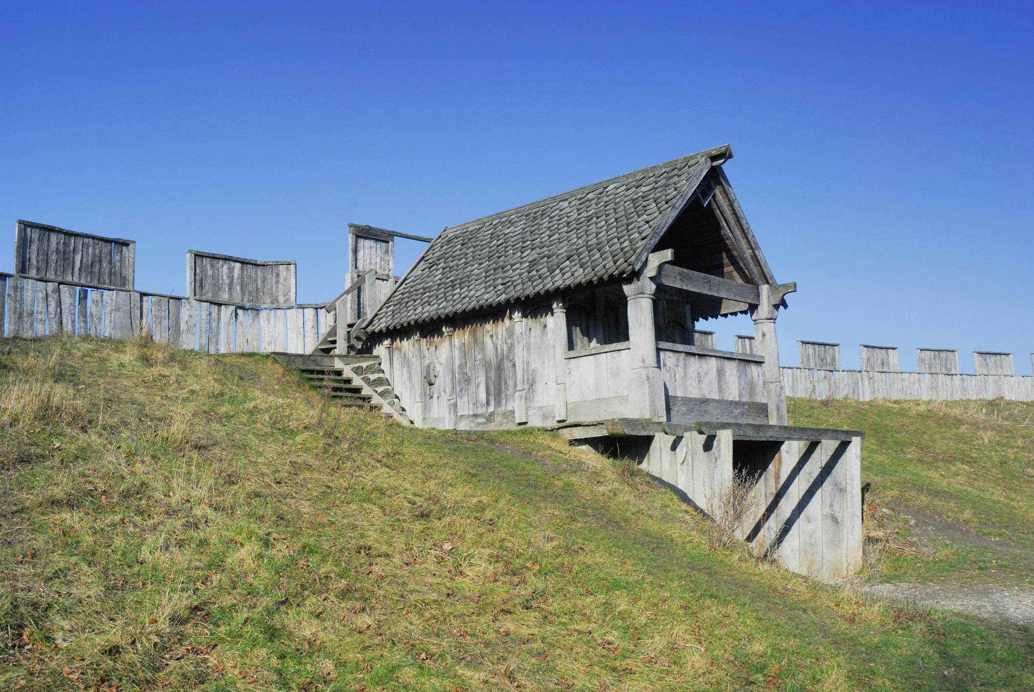 Viking fortress Trelleborgen.