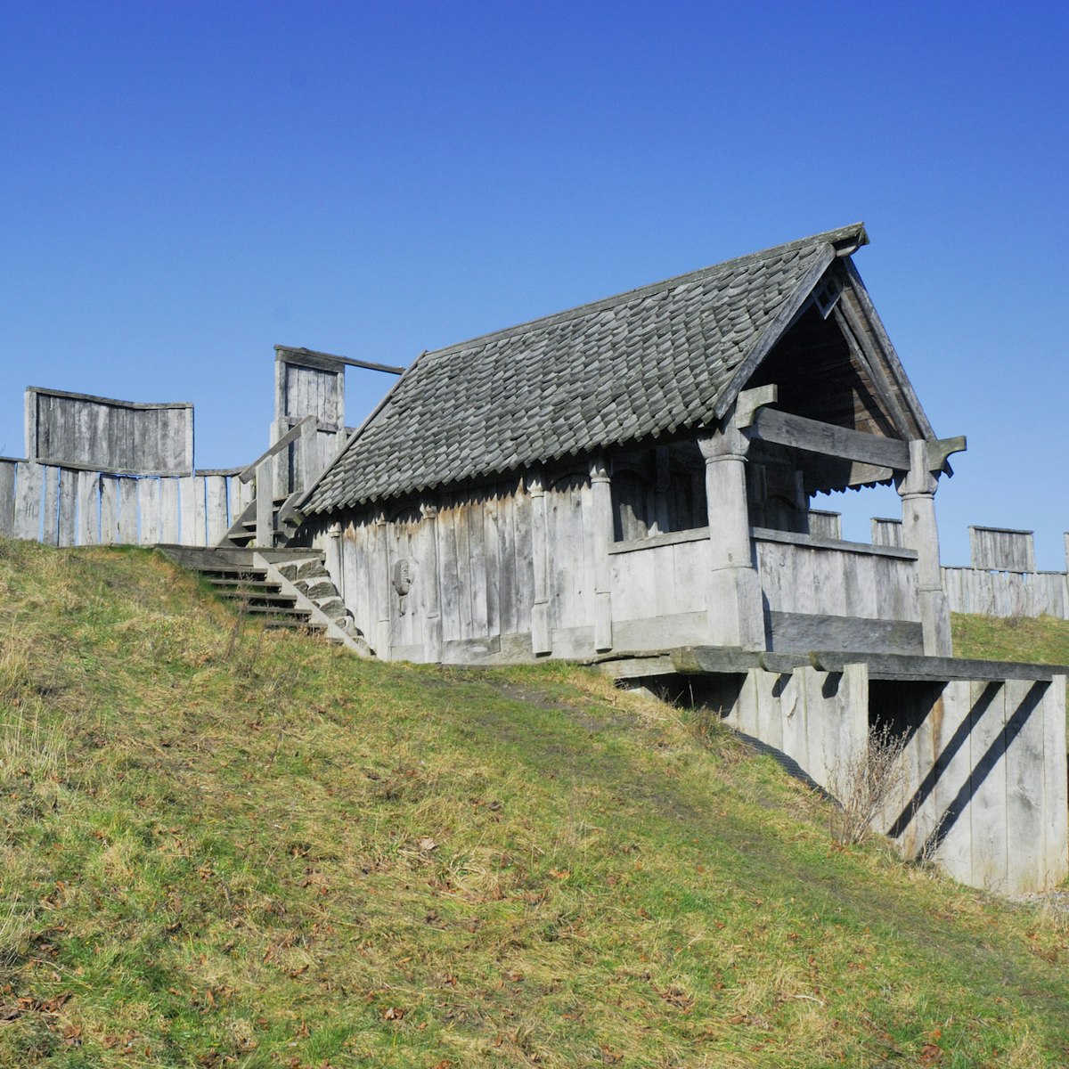 Viking fortress Trelleborgen.