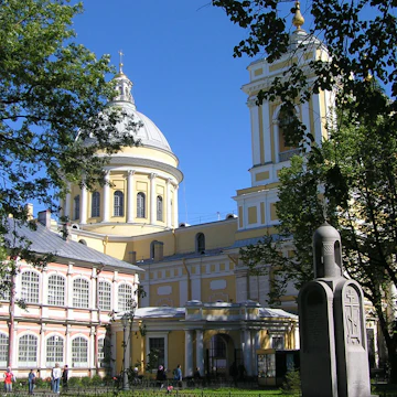 Alexander Nevsky Monastery, named after St Petersburg's patron saint.
