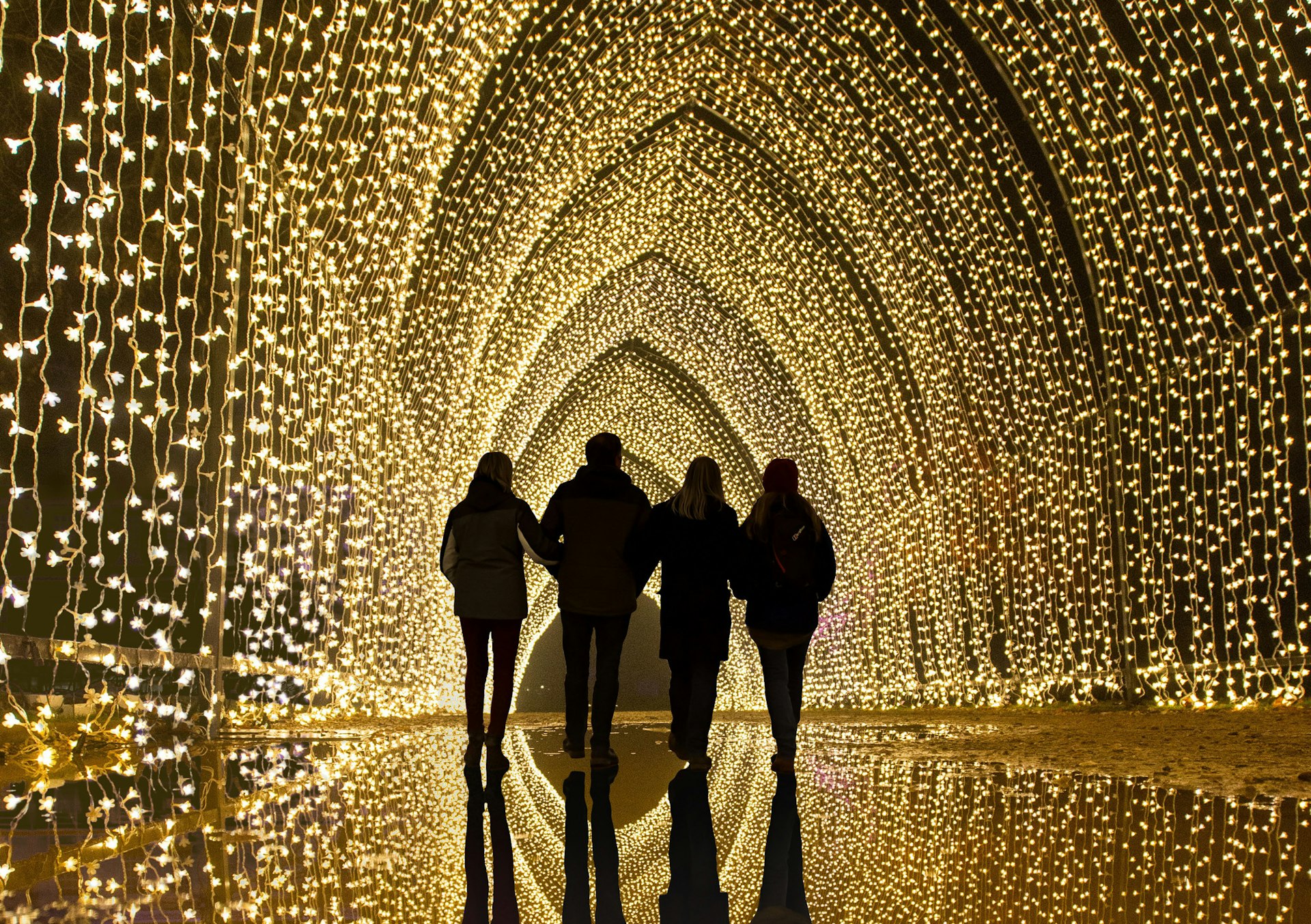 Group of friends at the Royal Botanic Gardens in Melbourne