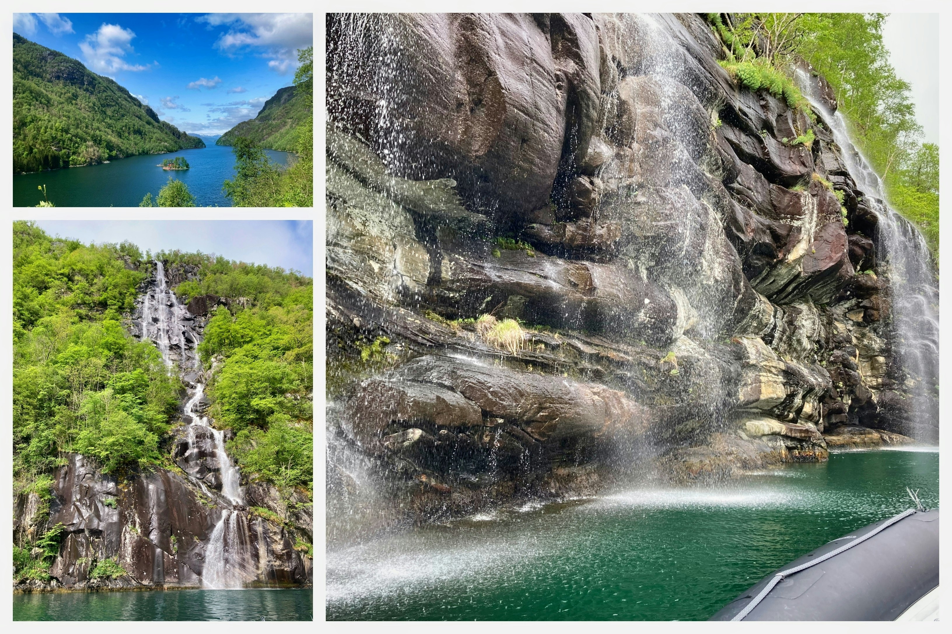 Photos of Norway's Salmon River and Hardangerfjord's waterfall up-close