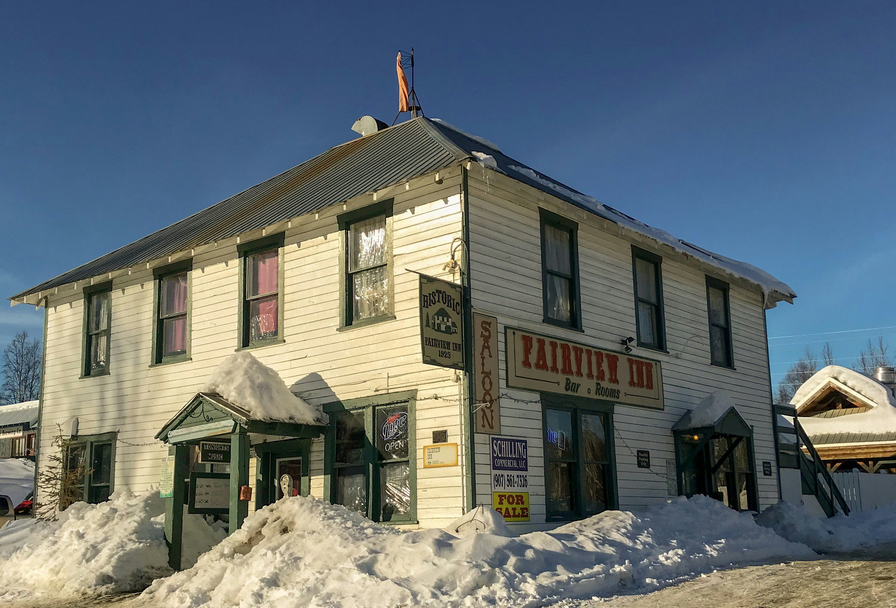 1134569588
RFE, Shutterstock, Countryside, Hotel, Hut, Nature, Neighborhood, Outdoors, Rural, Shelter
Fairview Inn, Talkeetna, Alaska