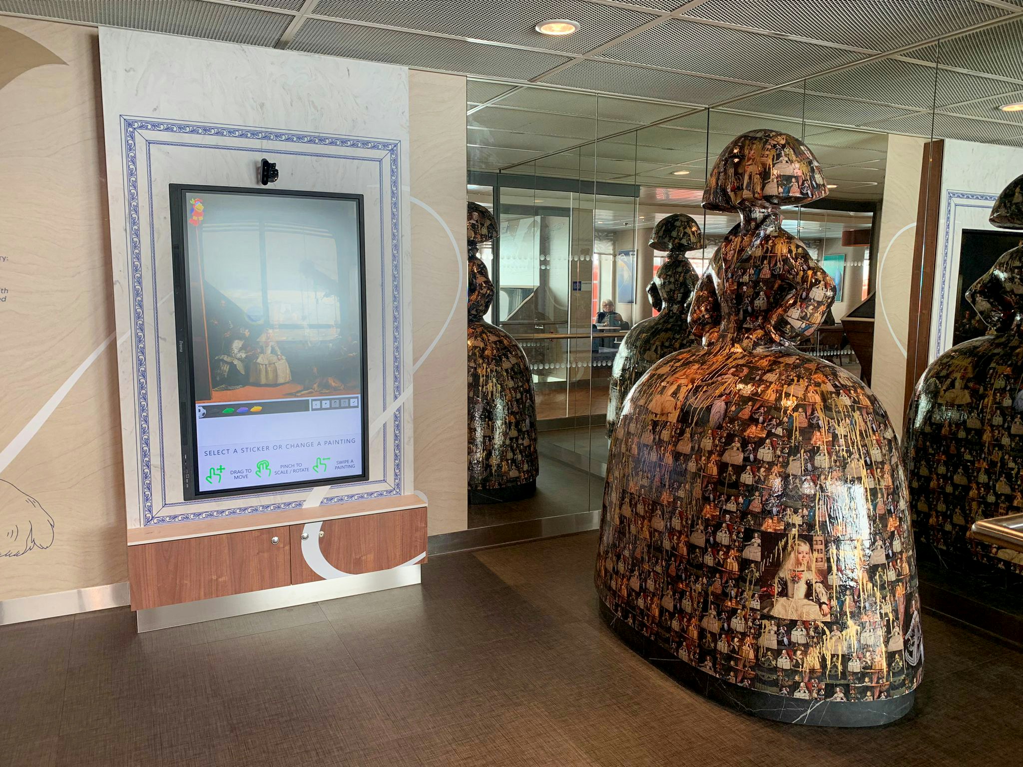 Art on display aboard Brittany Ferries’ Salamanca 