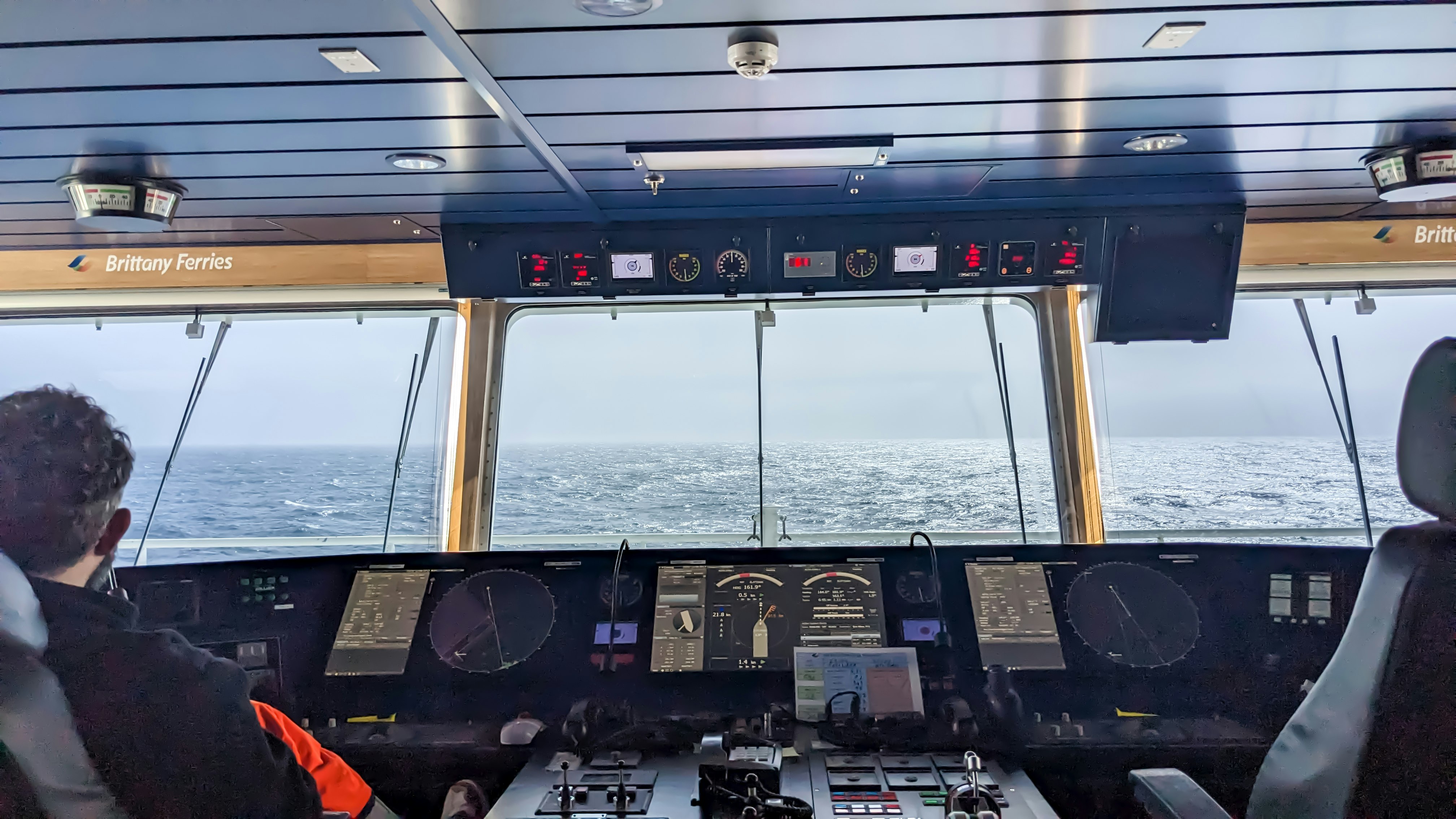 The bridge deck on Brittany Ferries’ Salamanca