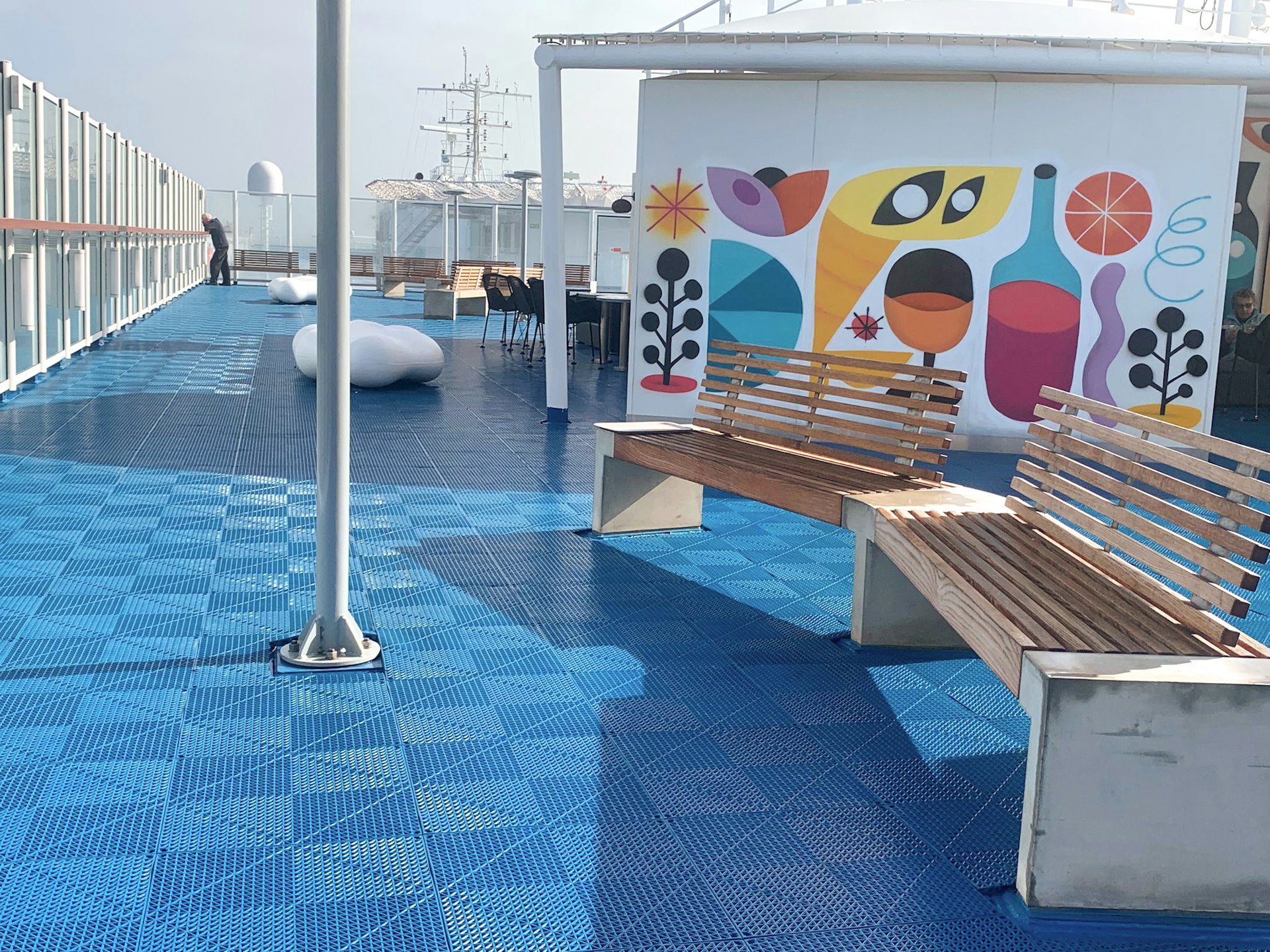 The deck of Brittany Ferries’ Salamanca 