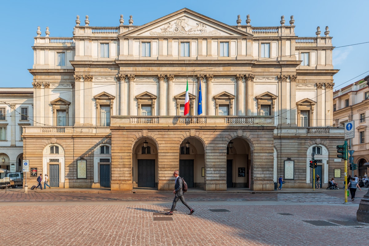 Milan, Italy - June 21, 2018: The Teatro alla Scala in Milan, Italy. La Scala - Italian: Teatro alla Scala, is a world renowned opera house in Milan, Italy.
1030362140