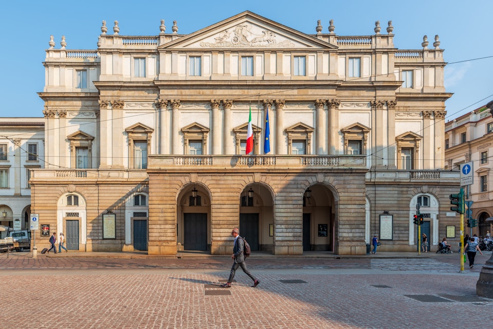 Milan, Italy - June 21, 2018: The Teatro alla Scala in Milan, Italy. La Scala - Italian: Teatro alla Scala, is a world renowned opera house in Milan, Italy.
1030362140