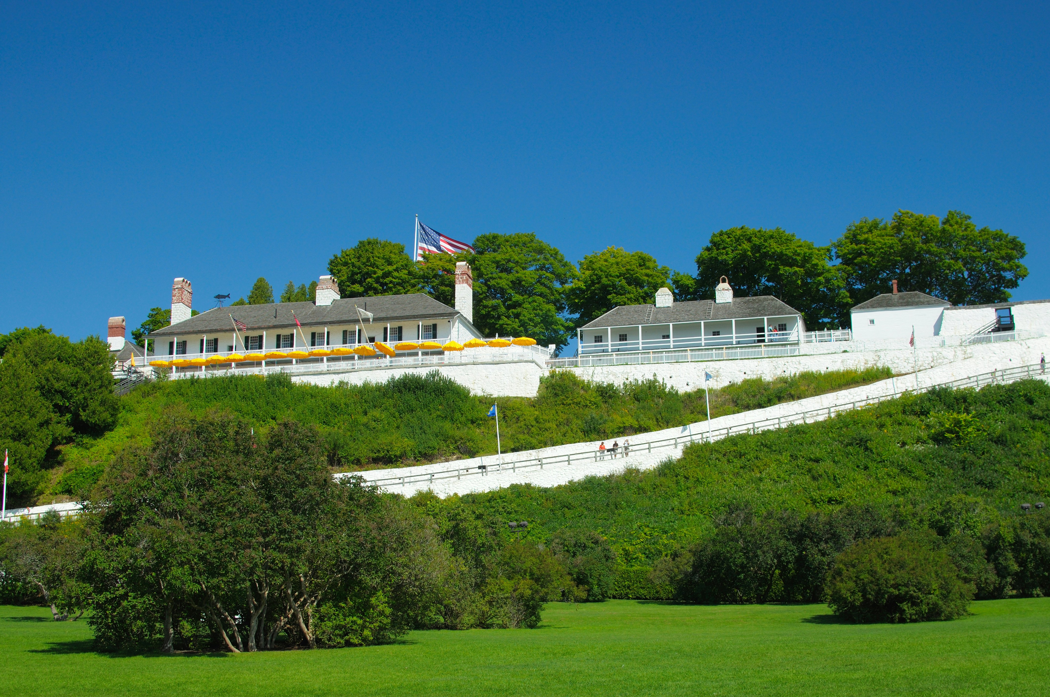 Fort Mackinac on Mackinac Island, Michigan.
