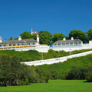 Fort Mackinac on Mackinac Island, Michigan.