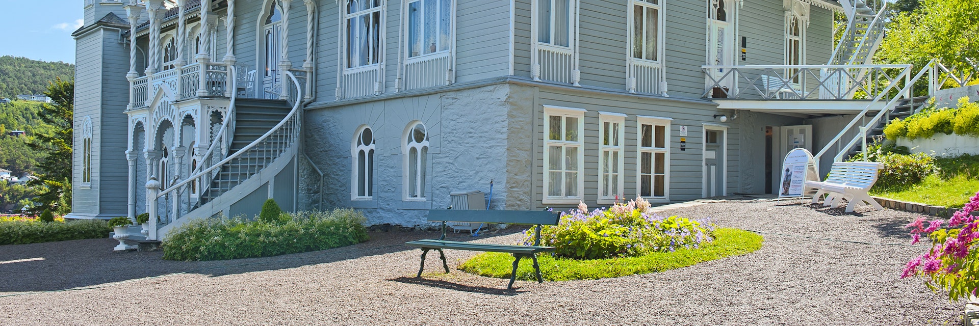 Villa of Norwegian violin virtuoso Ole Bull on Lysoen Island, 25 km south of Bergen.