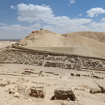 Deir el-Medina Village in Luxor, Egypt.