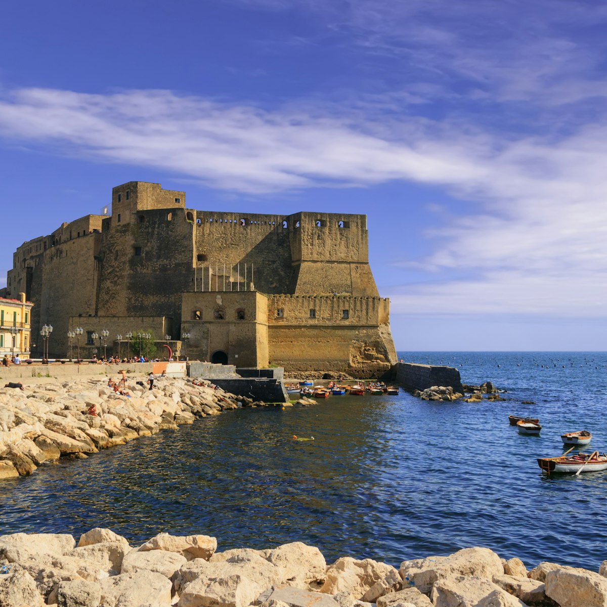 Castel dell`Ovo Egg Castle , a medieval fortress in the bay of Naples.
1168218716