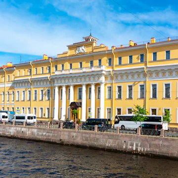 Yusupov palace on the Moyka river.