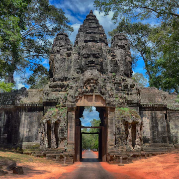 Angkor Thom East Gate.