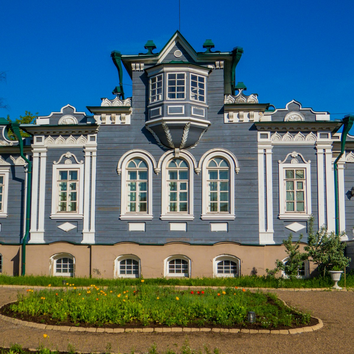 Trubetskoy House-Museum in Irkutsk, Russia.