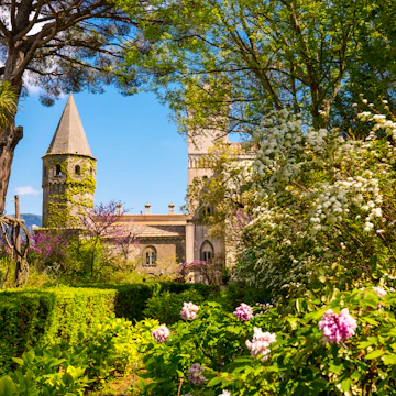 View of the Villa Cimbrone with garden, Amalfi coast, Italy.
1189177206