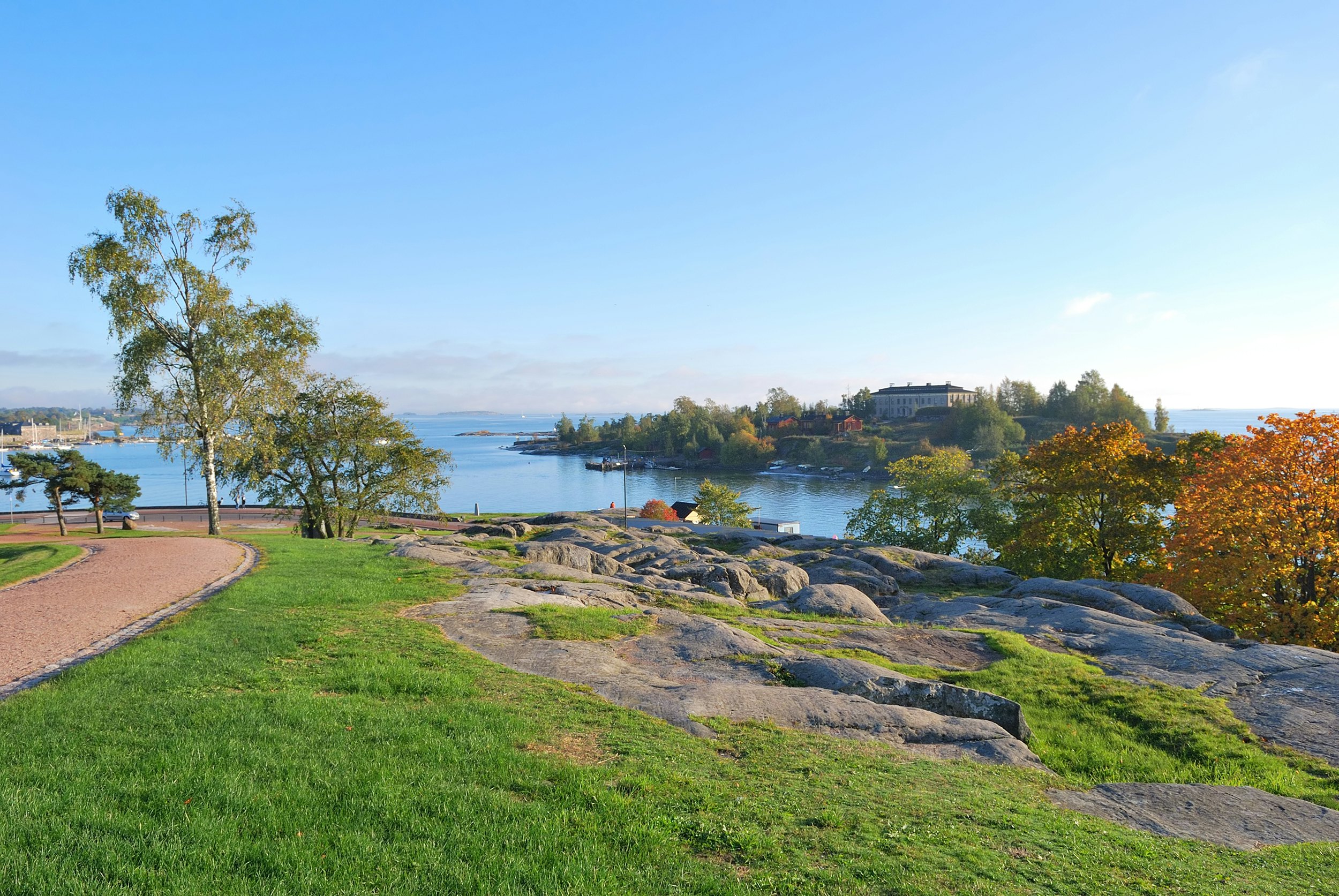 Park Kaivopuisto in Helsinki.