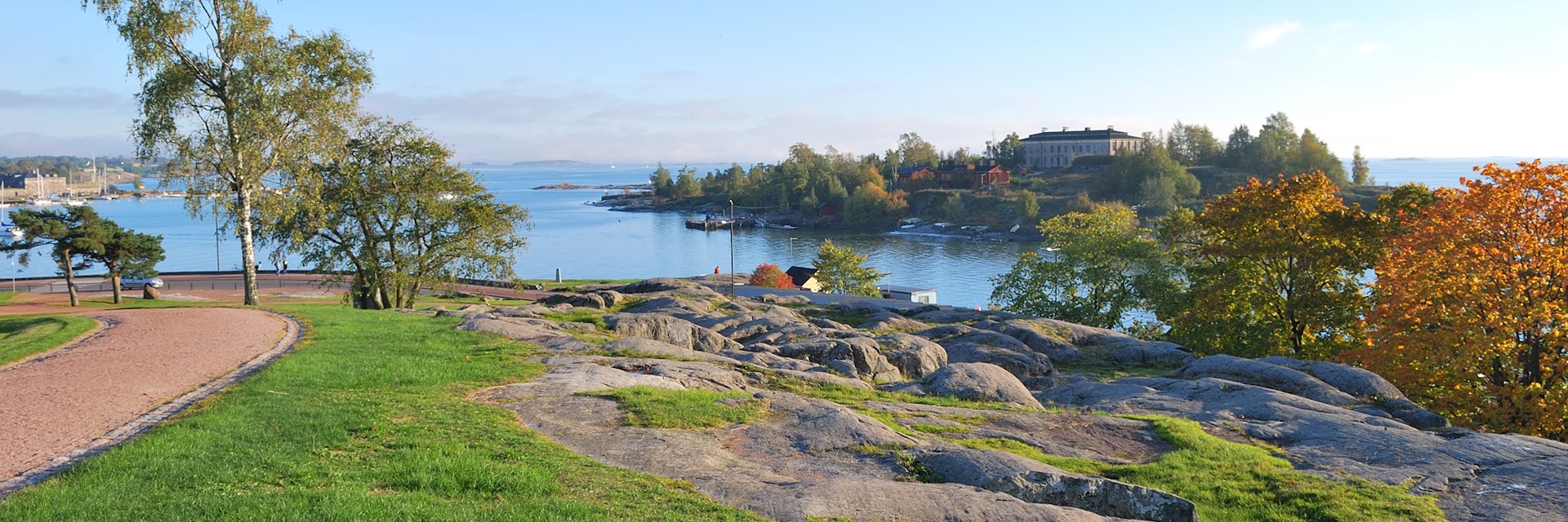 Park Kaivopuisto in Helsinki.