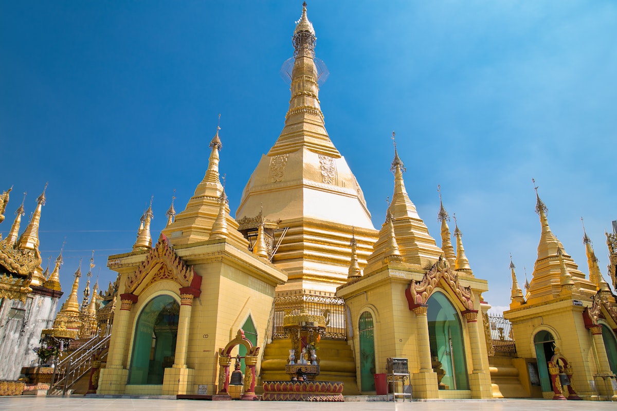 Sule pagoda in Yangon, Myanmar.