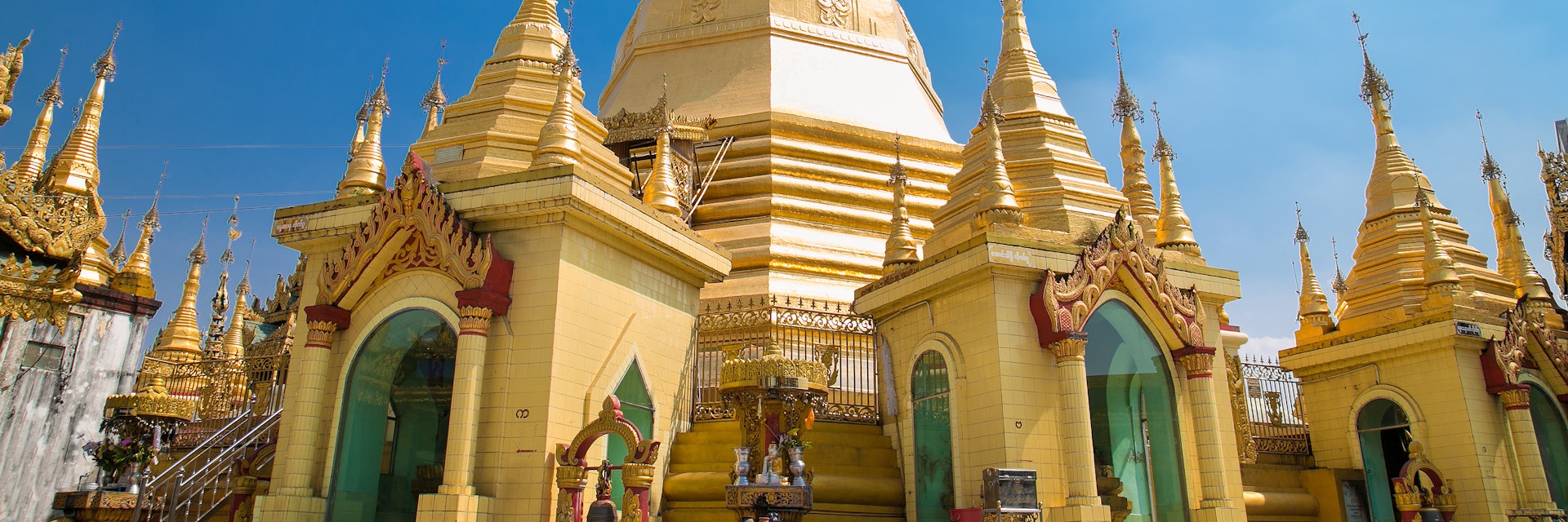 Sule pagoda in Yangon, Myanmar.