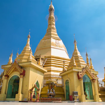 Sule pagoda in Yangon, Myanmar.