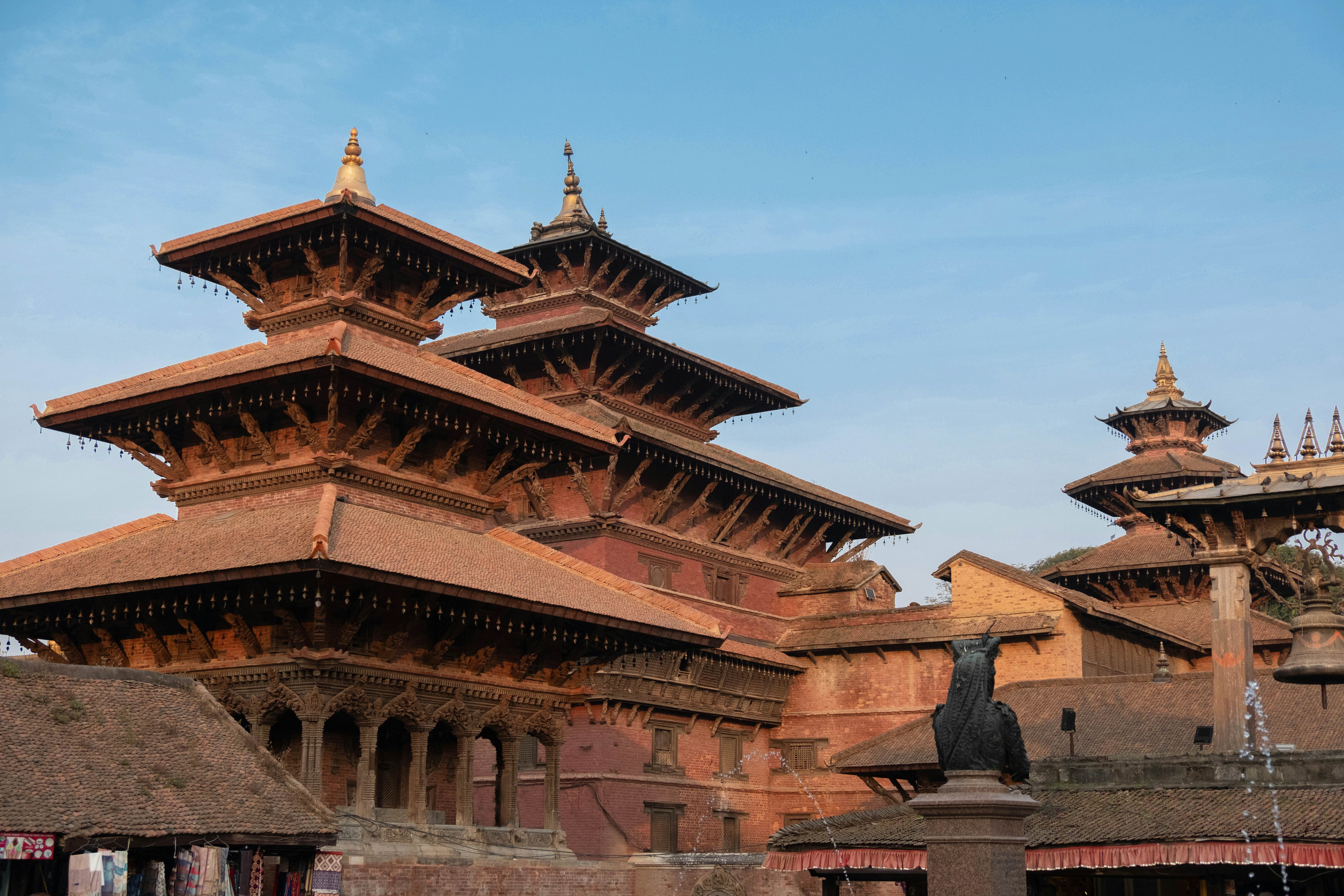 Royal Patan palace complex in Patan Surbar Square.