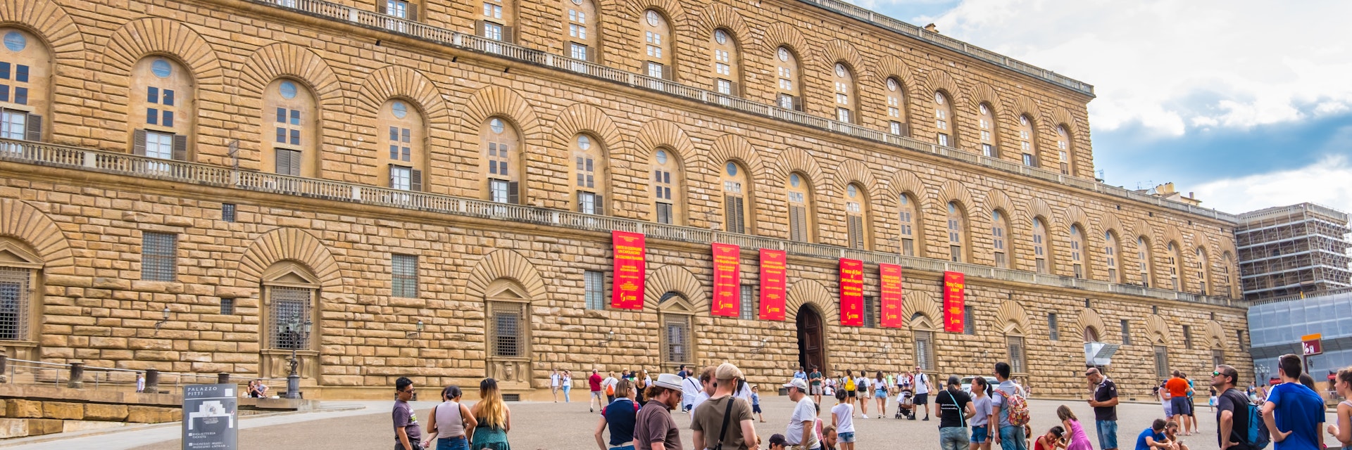 Florence, Italy - August 16, 2019: Tourists walking near the Palazzo Pitti or the Pitti Palace, is a vast Renaissance palace in Florence, Italy
1225390955
great treasure house, gallerie, uffizi gallery, porcelain museum