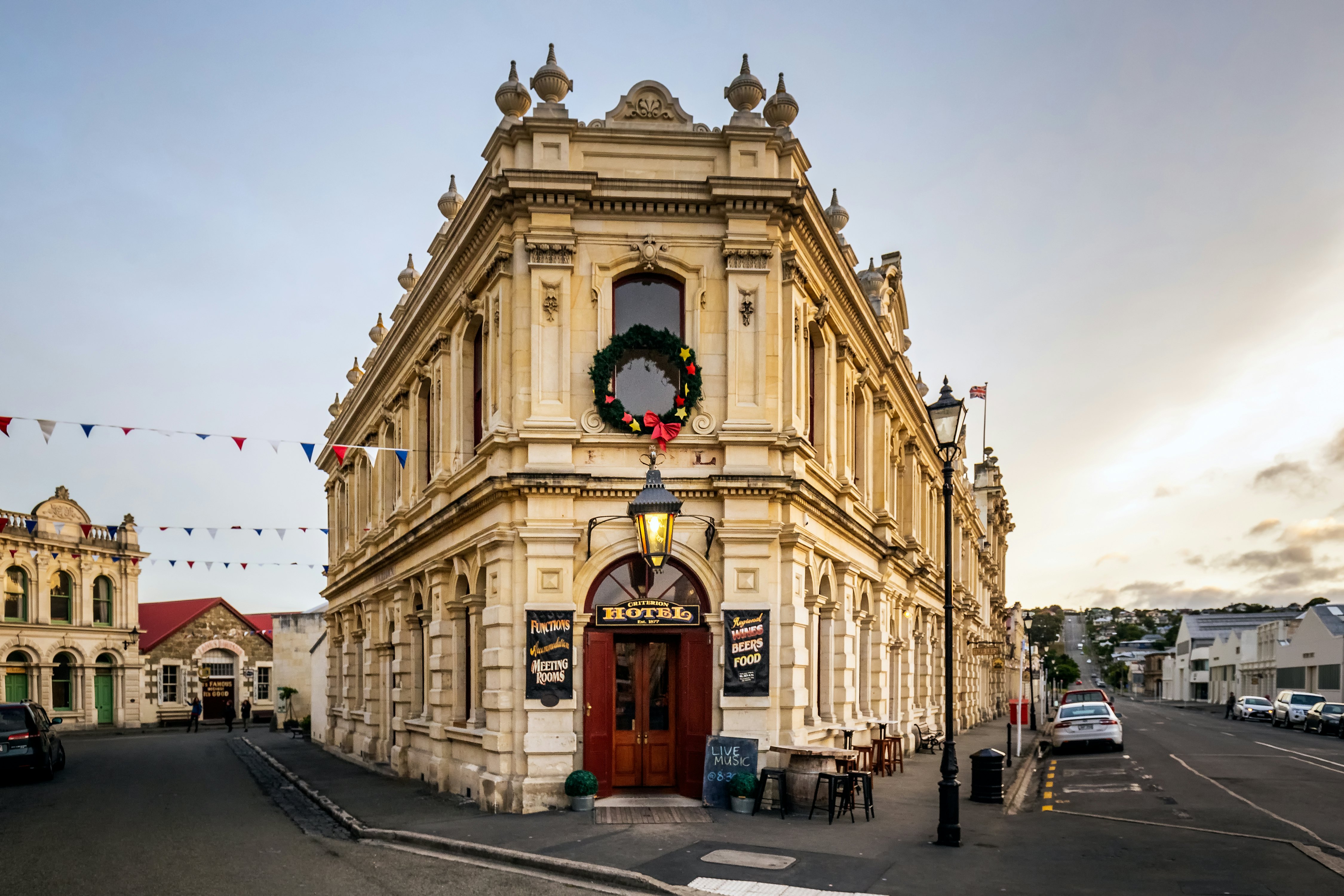 Old building in the Victorian Precinct of Oamaru.