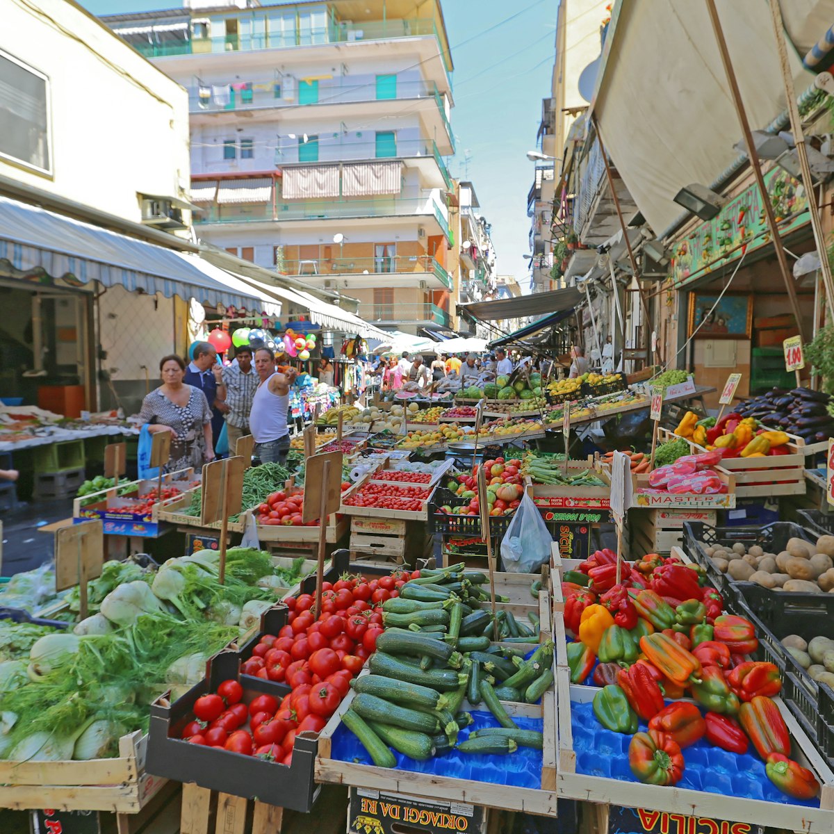 Naples, Italy - June 22, 2014: Local People Shopping at Sunday Street Market Porta Nolana in Napoli, Italy.
1254532382
naples, napoli, market, crowds, shoppers, editorial, stalls, browsing, assortment, goods, locals, ingredients, italians, contraband, vendors
