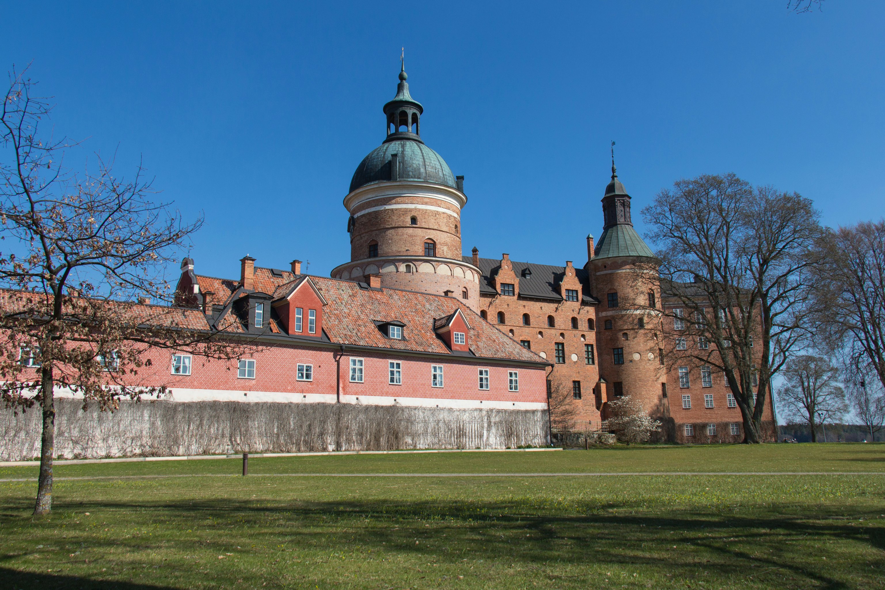 Gripsholm Castle in Mariefred, Sweden.