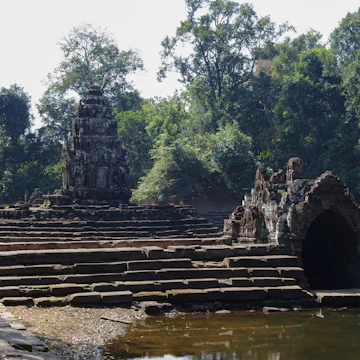 View of the island temple Preah Neak Poan at Angkor on Cambodia
1337694549
aec, antiquated, archaic, asean, asian, belief, culture, doctrine, editorial, faith, hindu, historic, jungle, lagune, landmark, mysterious, naka, primitive, reap, ruin, serpent, siem, stone, tank, temple, wood